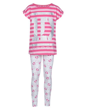 Pure Cotton One Direction Pyjamas (5-14 Years) Image 2 of 4