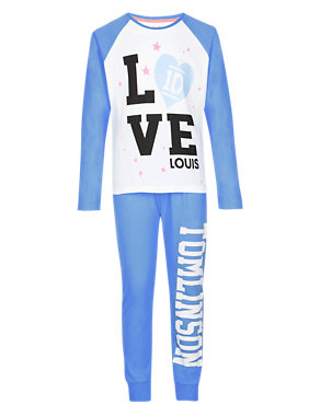 Pure Cotton One Direction Pyjamas - Louis (5-16 Years) Image 2 of 4