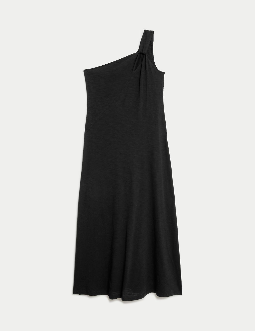 Pure Cotton One Shoulder Midi Relaxed Dress 1 of 4