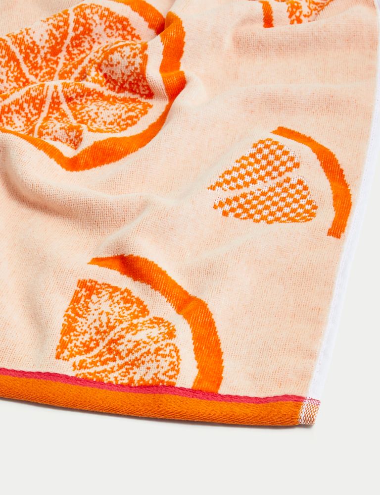 Pure Cotton Orange Slices Beach Towel 4 of 5