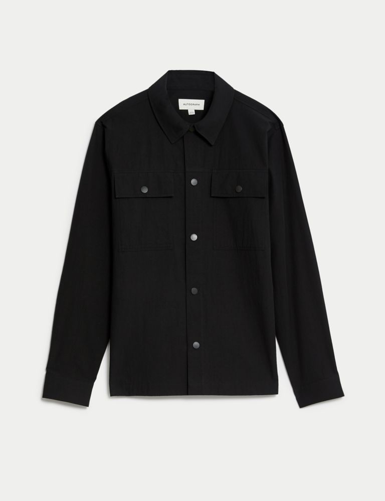 Pure Cotton Overshirt with Stormwear™ 2 of 6