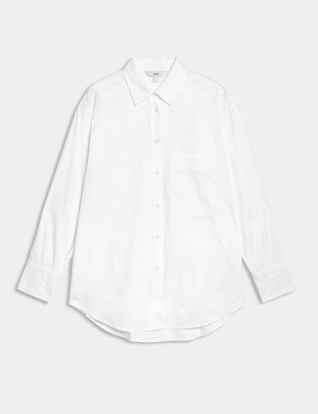 Pure Cotton Oversized Shirt | M&S Collection | M&S