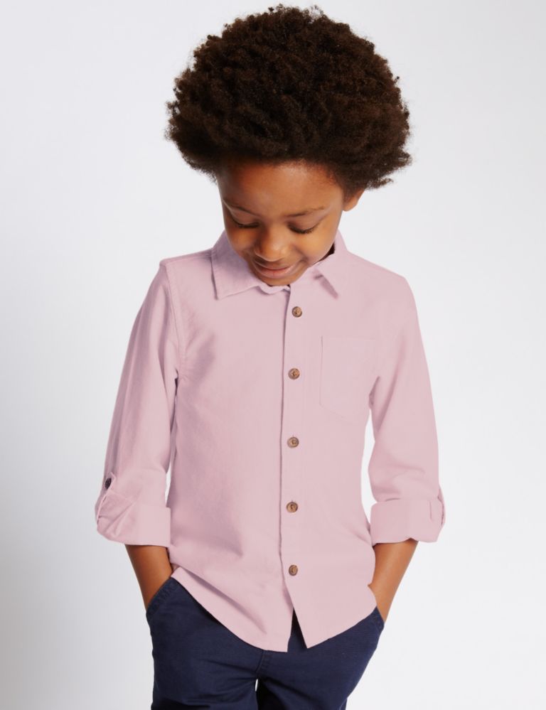 Pure Cotton Oxford Shirt (1-7 Years) 1 of 4