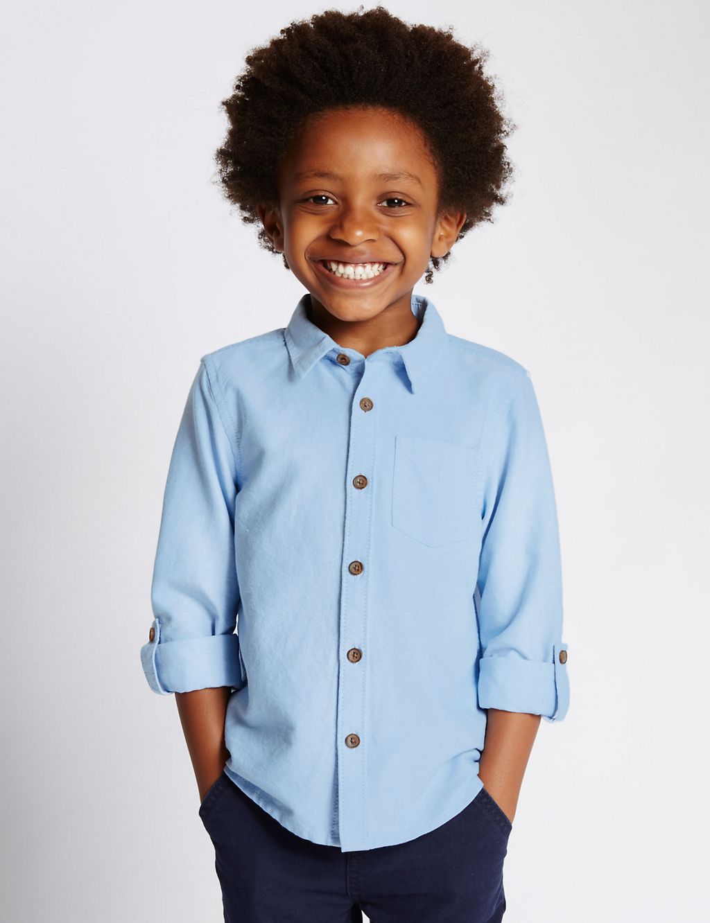 Pure Cotton Oxford Shirt (1-7 Years) 3 of 4