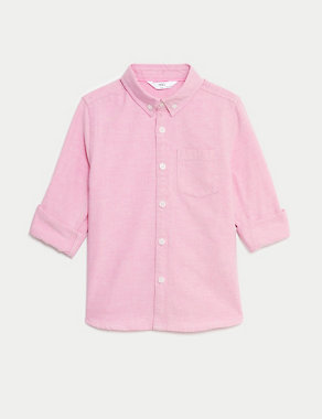Pure Cotton Oxford Shirt (2-8 Yrs) Image 2 of 5