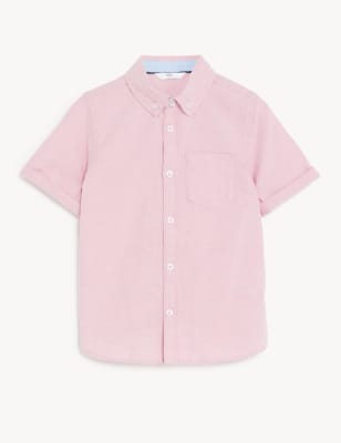 Pure Cotton Oxford Shirt (2-8 Yrs) Image 2 of 4