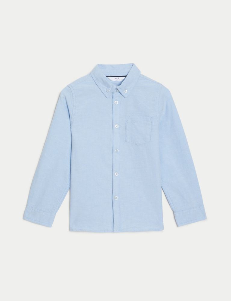 Pure Cotton Oxford Shirt (2-8 Yrs) 2 of 4