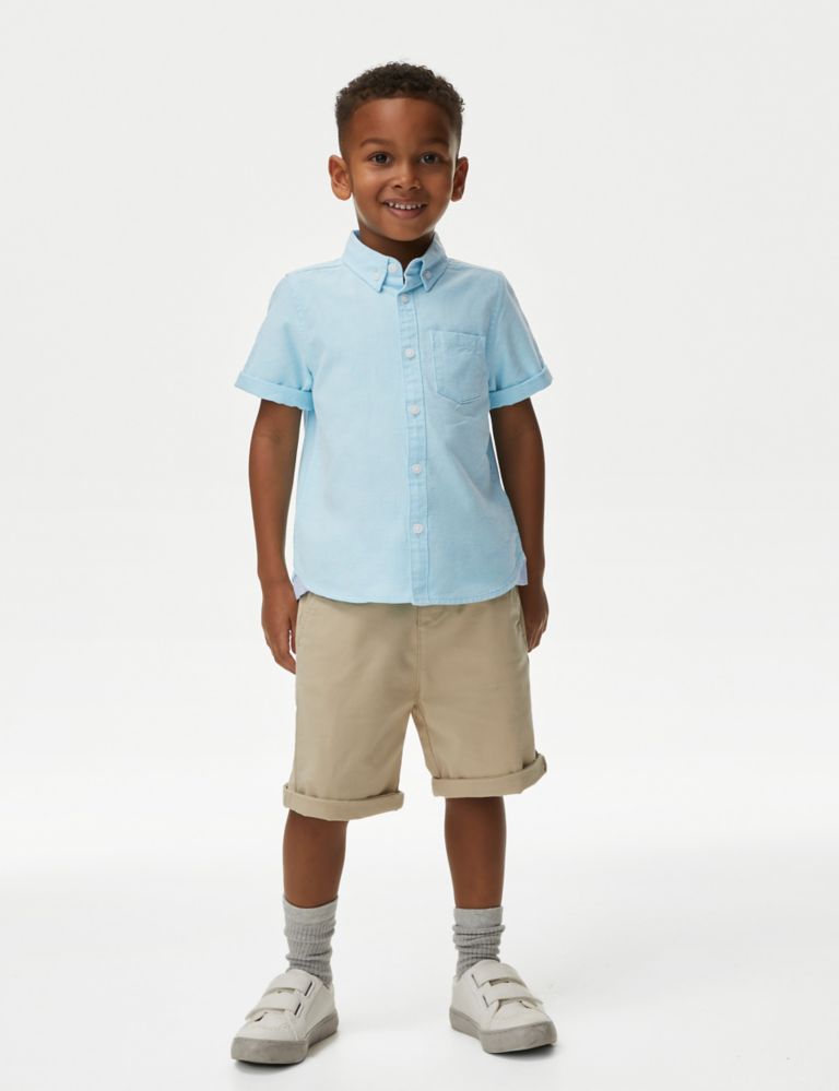 Pure Cotton Oxford Shirt (2-8 Yrs) 1 of 4