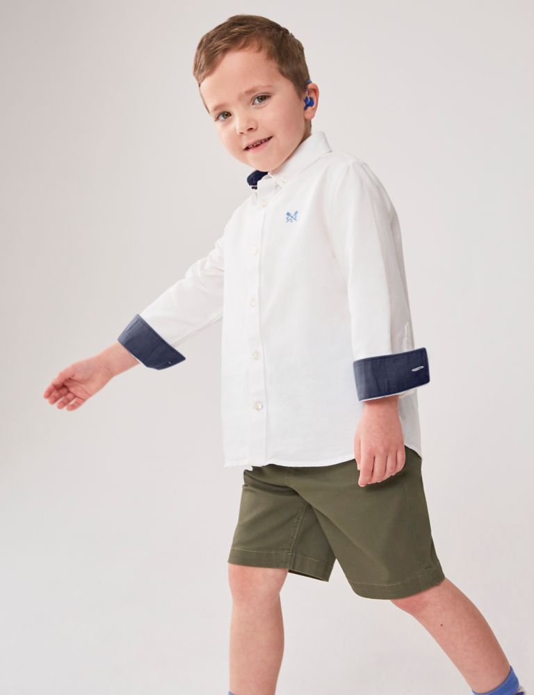 Pure Cotton Oxford Shirt (3-12 Yrs) 1 of 4