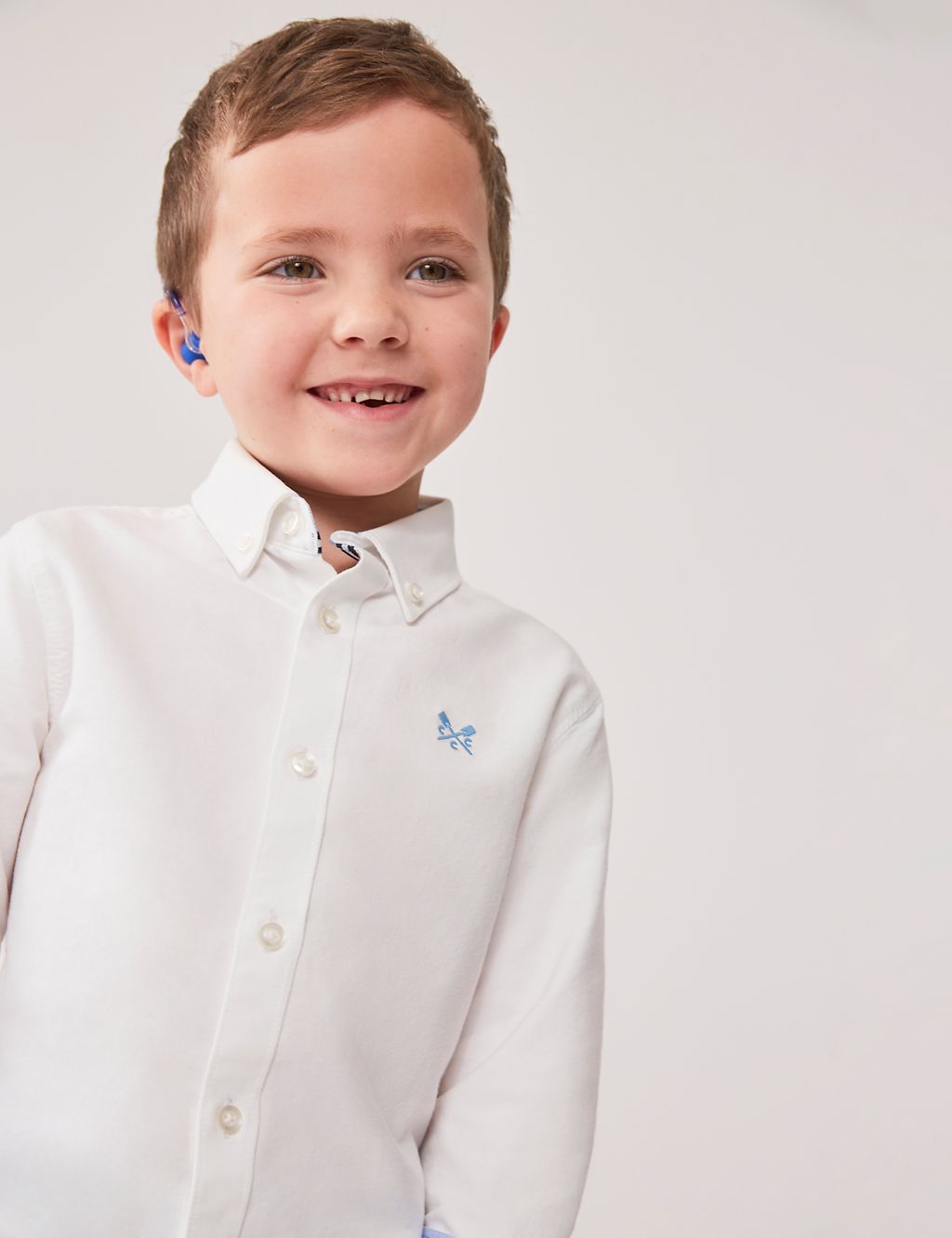 Pure Cotton Oxford Shirt (3-12 Yrs) 2 of 4