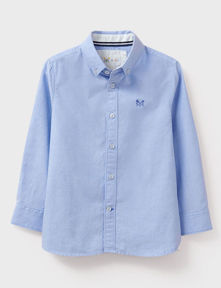 Pure Cotton Oxford Shirt (3-12 Yrs) 2 of 3