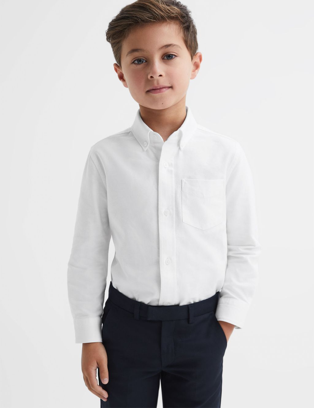 Pure Cotton Oxford Shirt (3-14 Yrs) 3 of 6