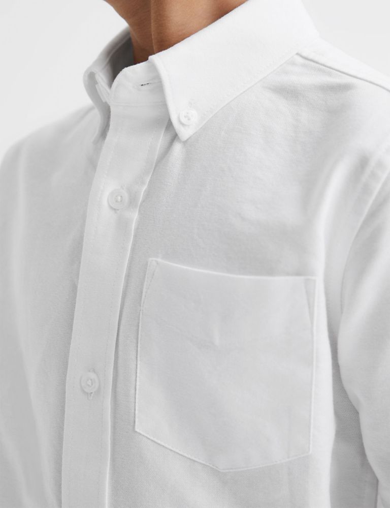 Pure Cotton Oxford Shirt (3-14 Yrs) 3 of 6