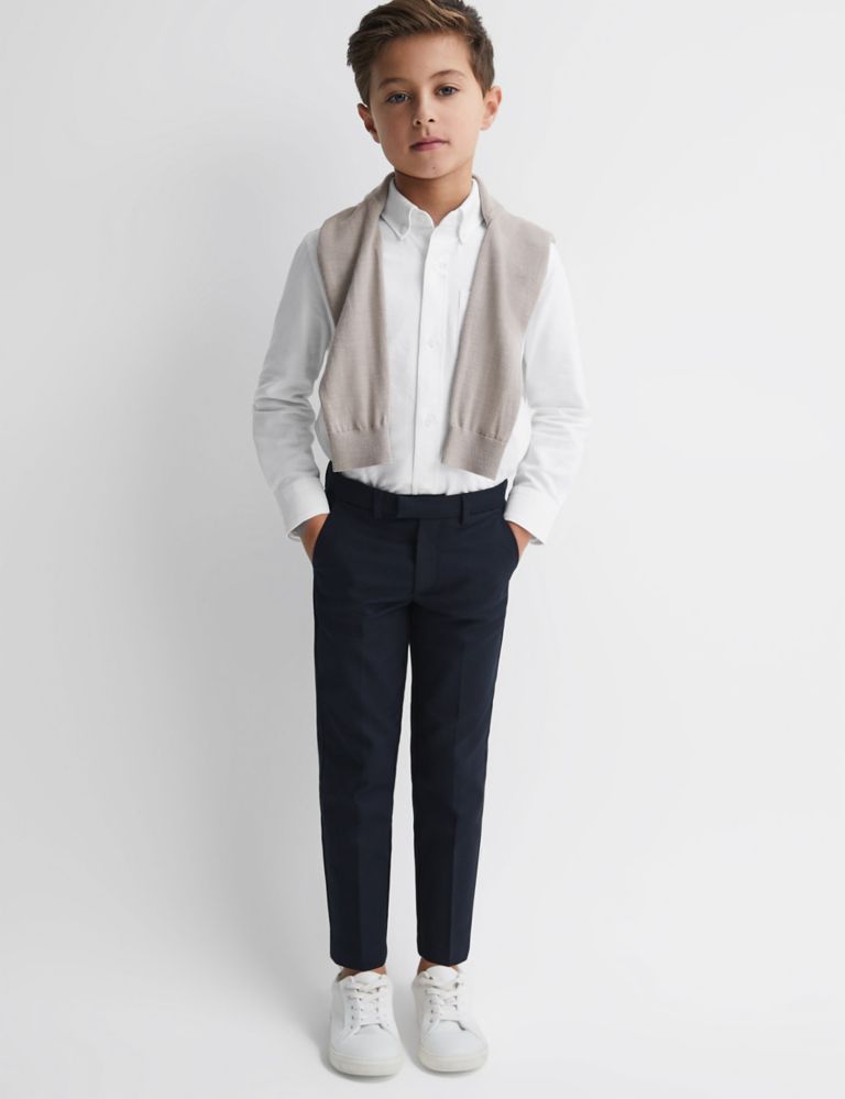 Pure Cotton Oxford Shirt (3-14 Yrs) 4 of 6