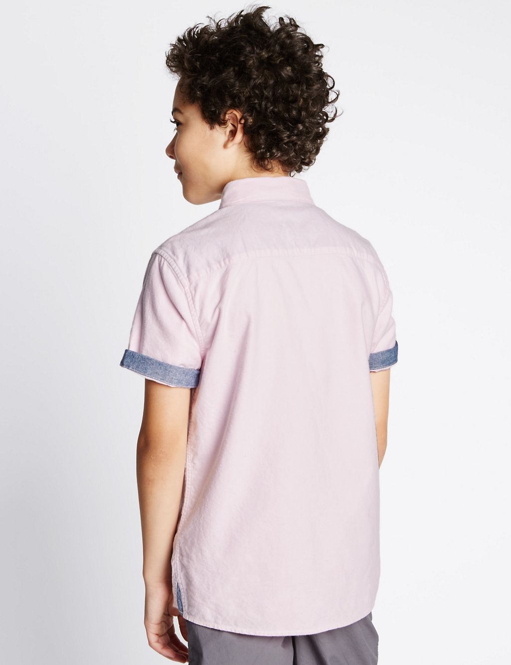 Pure Cotton Oxford Shirt (5-14 Years) 2 of 3