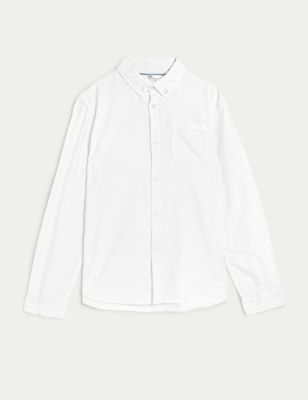 Pure Cotton Oxford Shirt (6-16 Yrs) Image 2 of 4