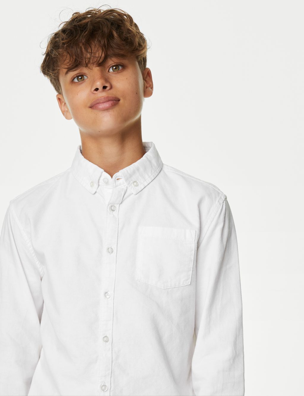 Pure Cotton Oxford Shirt (6-16 Yrs) 2 of 4