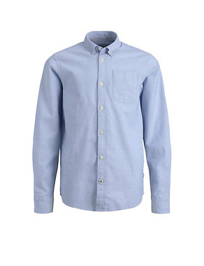 Pure Cotton Oxford Shirt (8-16 Yrs) Image 2 of 5