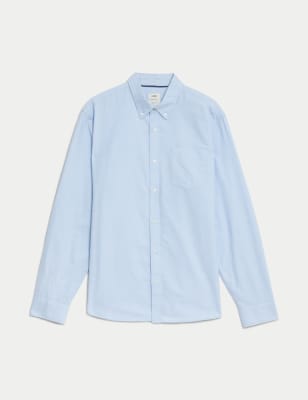 Pure Cotton Oxford Shirt Image 1 of 1