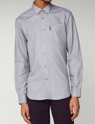 Pure Cotton Oxford Shirt Image 2 of 5