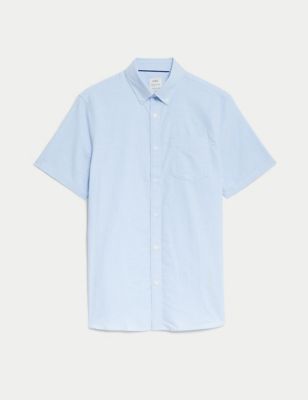 Pure Cotton Oxford Shirt Image 2 of 5