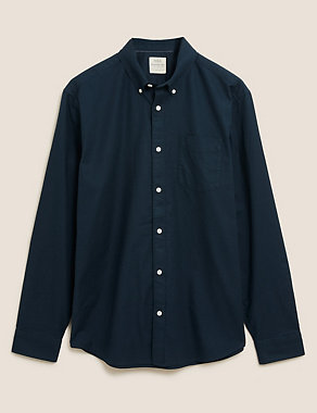 Pure Cotton Oxford Shirt Image 2 of 5