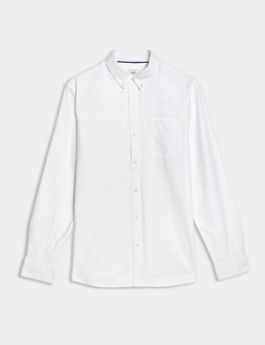 Pure Cotton Oxford Shirt Image 2 of 6