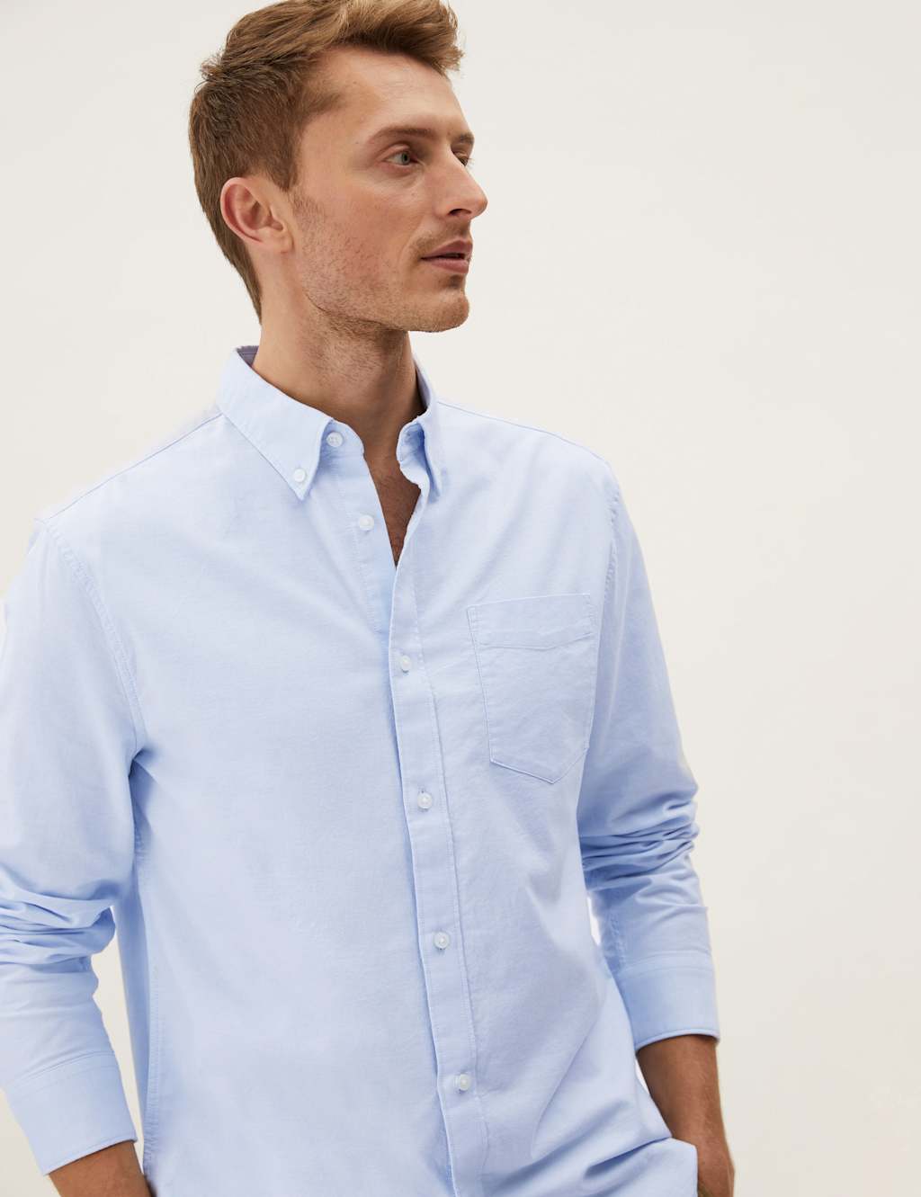 Pure Cotton Oxford Shirt 1 of 6