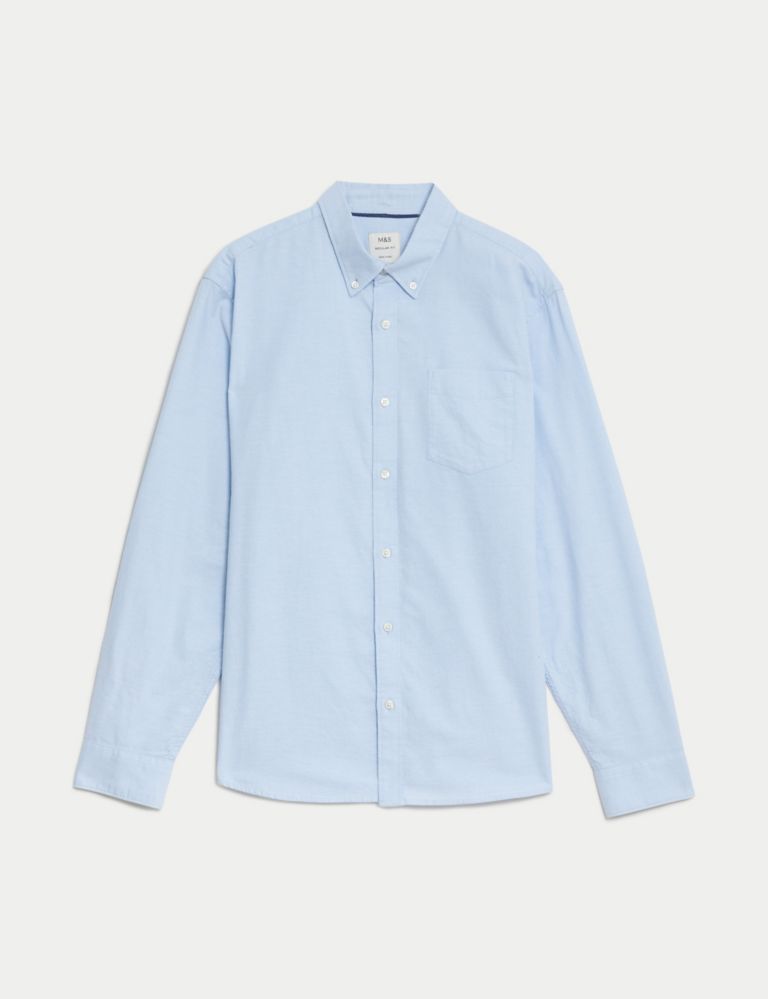 Pure Cotton Oxford Shirt 2 of 5