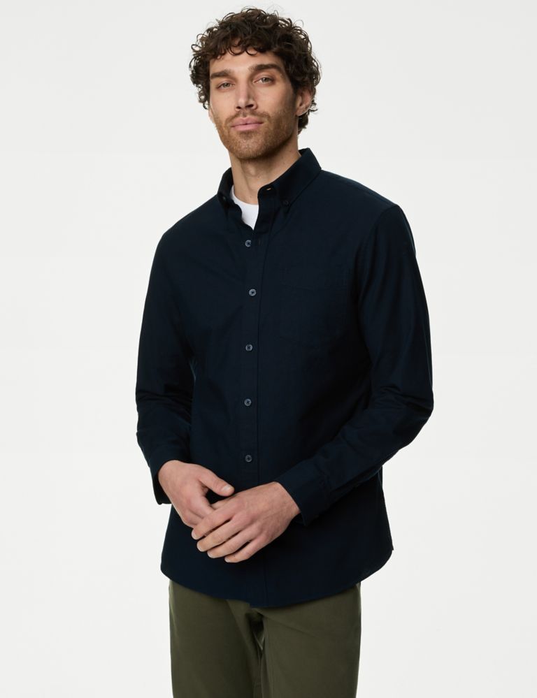 Pure Cotton Oxford Shirt 4 of 5