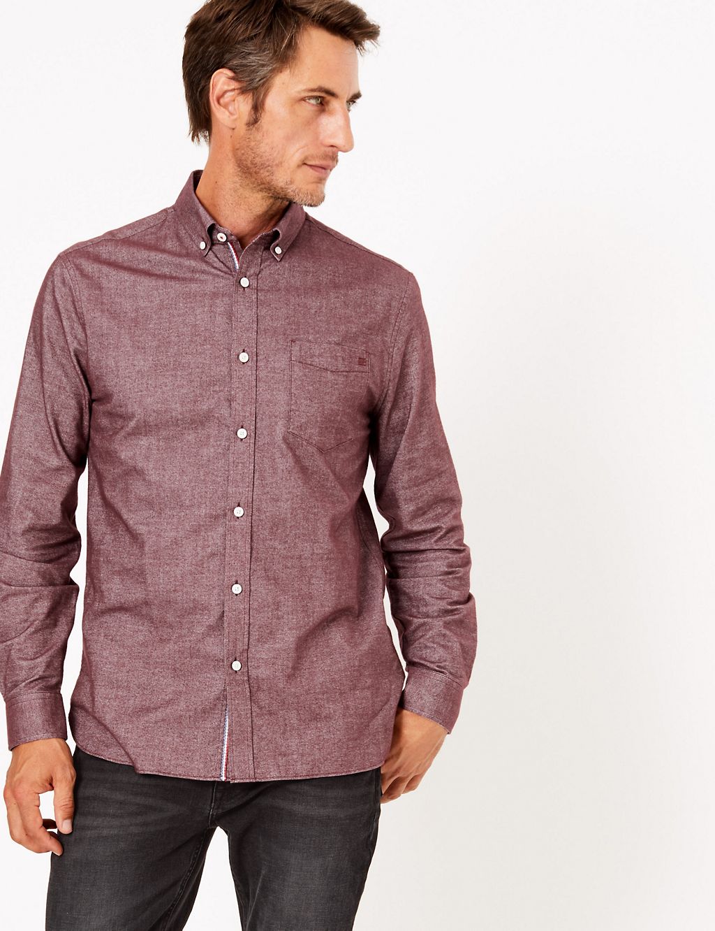 Pure Cotton Oxford Shirt 2 of 4