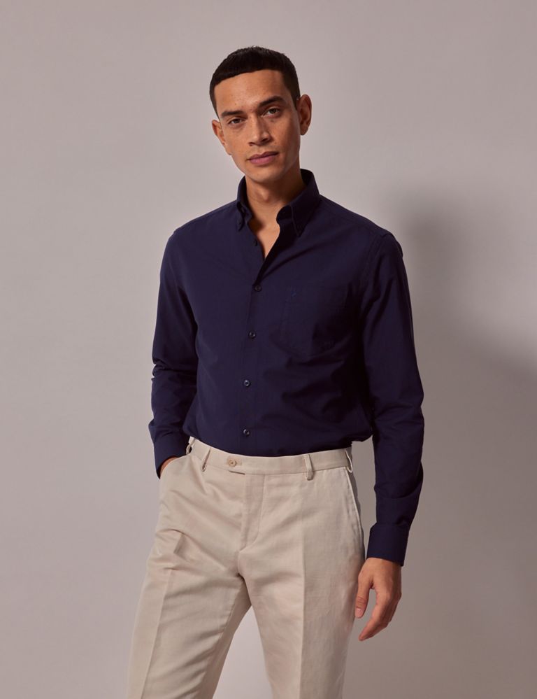 Pure Cotton Oxford Shirt 1 of 6