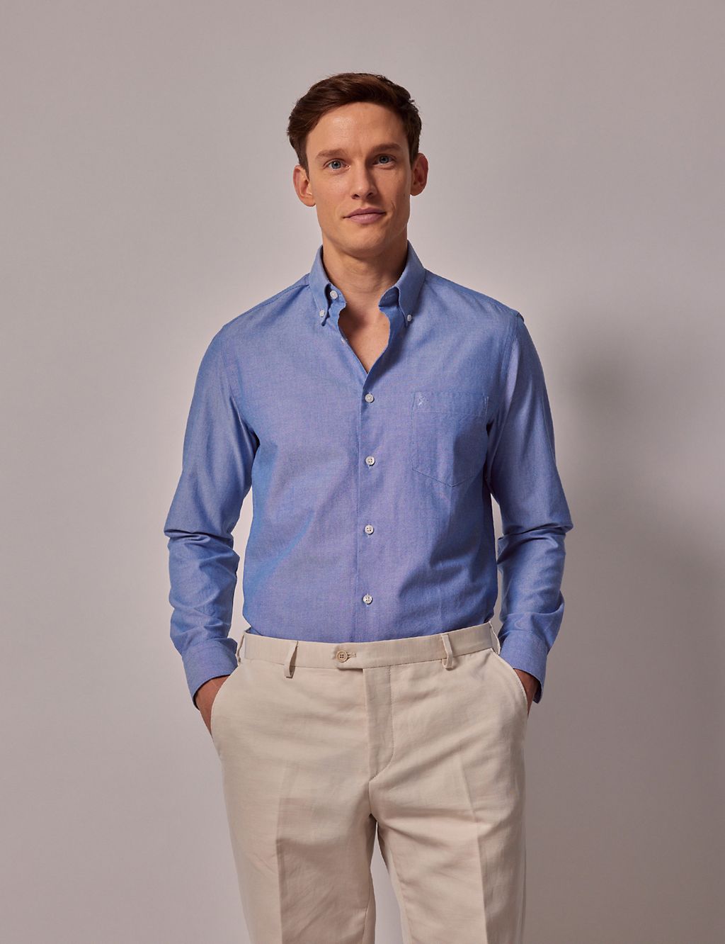 Pure Cotton Oxford Shirt 3 of 7