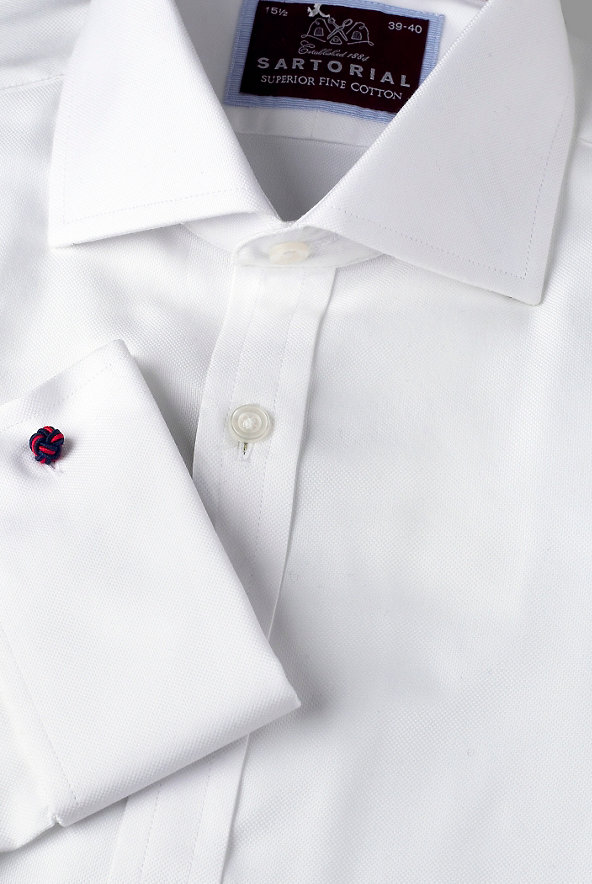Pure Cotton Oxford Weave Shirt Image 1 of 1