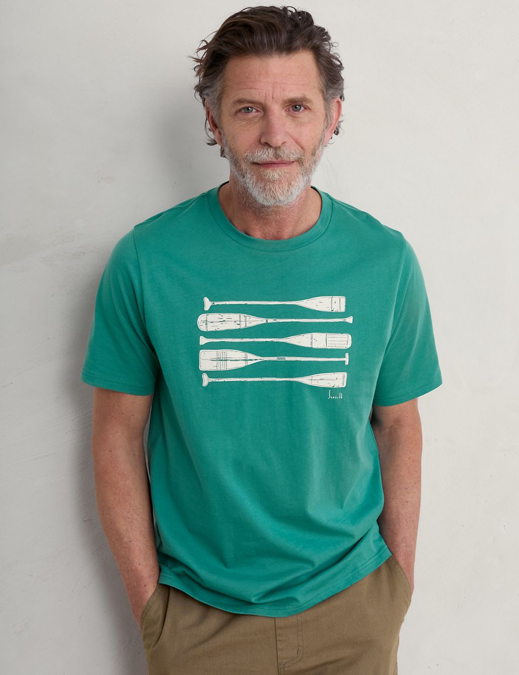 Pure Cotton Paddle Graphic T-Shirt 2 of 5