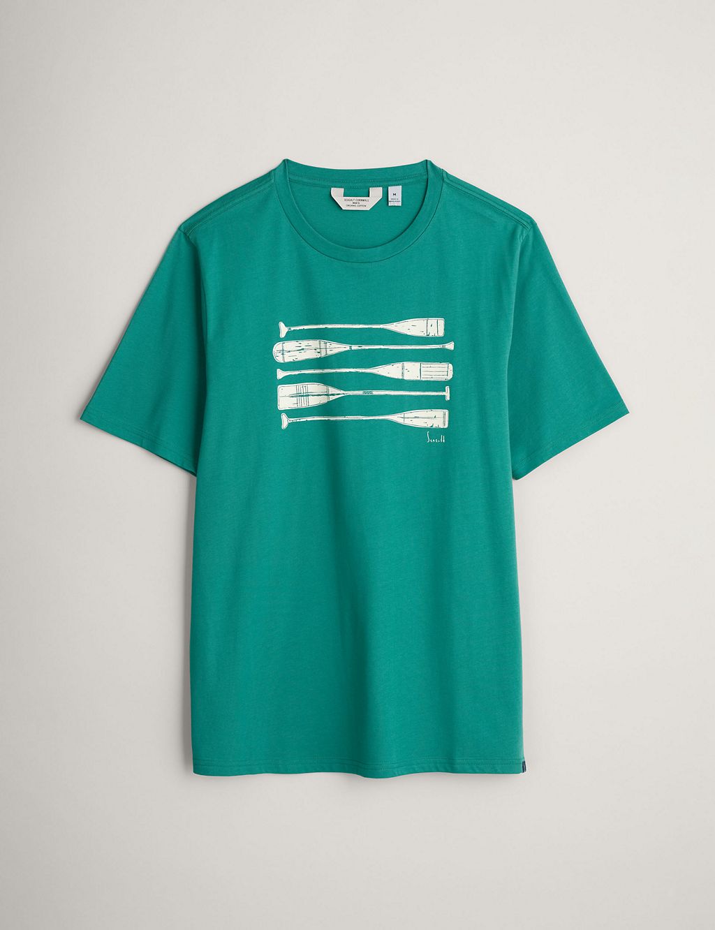 Pure Cotton Paddle Graphic T-Shirt 1 of 5