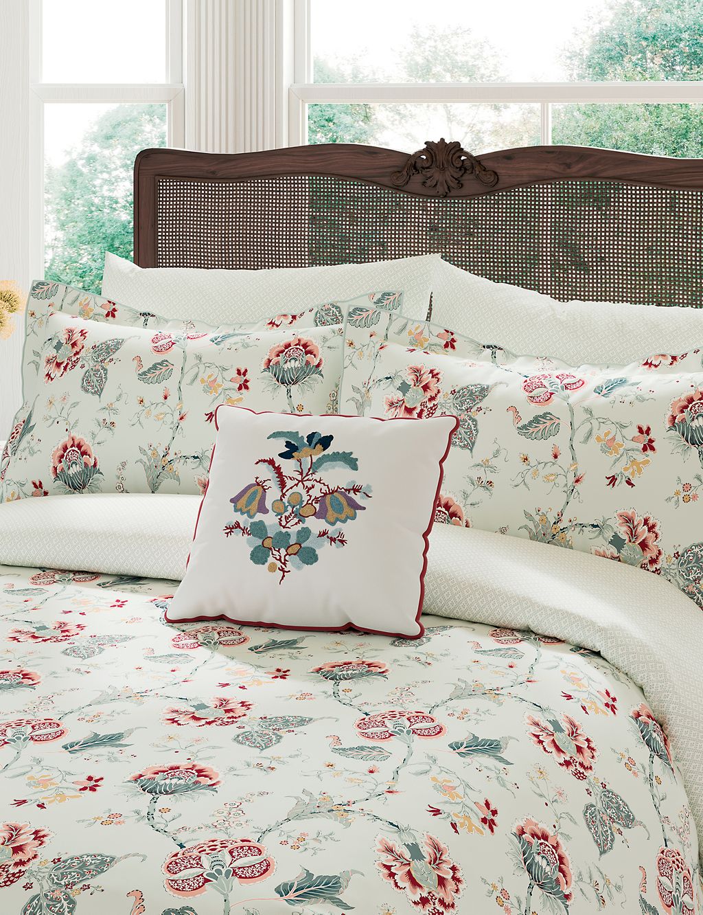Pure Cotton Palampore Trail Bedding Set 1 of 4