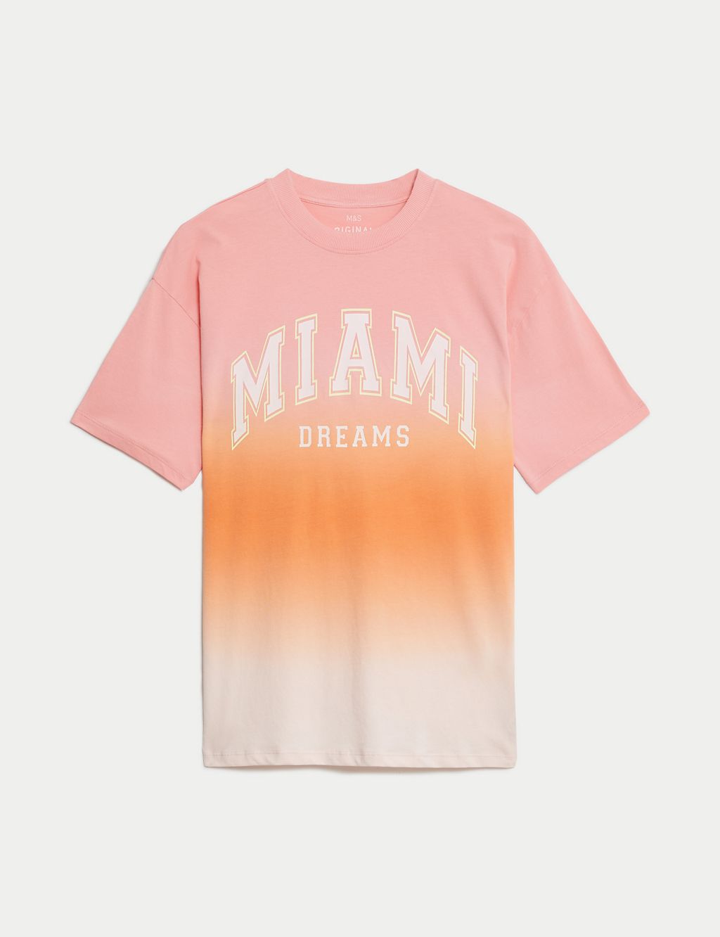 Pure Cotton Palm Beach T-Shirt (6-16 Yrs) 1 of 5