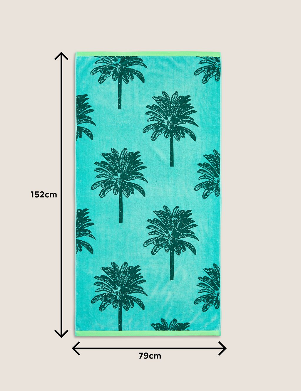 Pure Cotton Palm Beach Towel 5 of 5