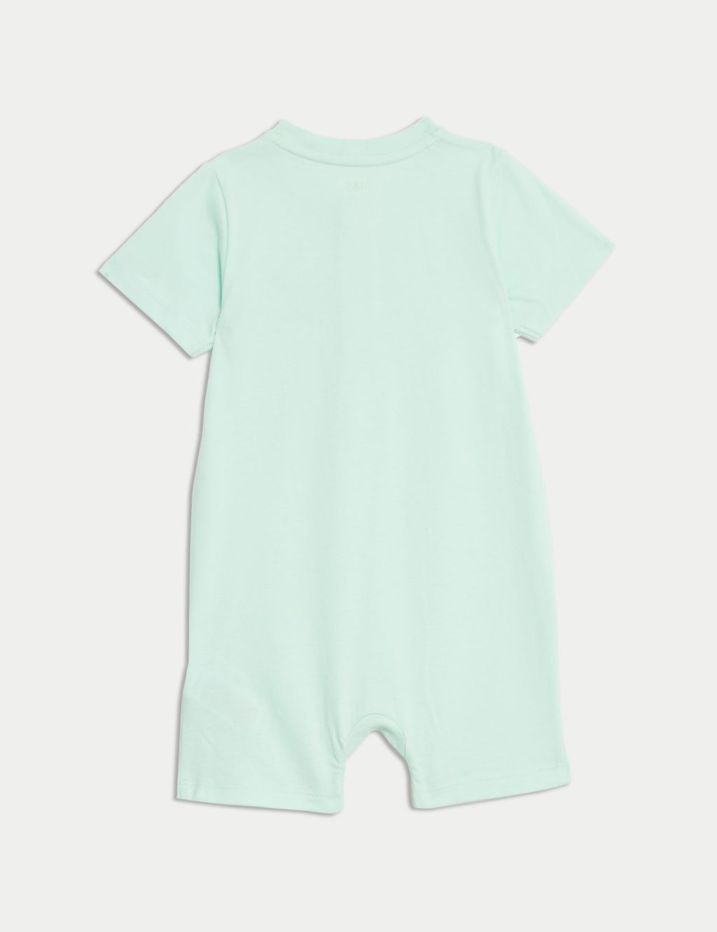 Pure Cotton Palm Tree Romper (0-3 Yrs) 1 of 3