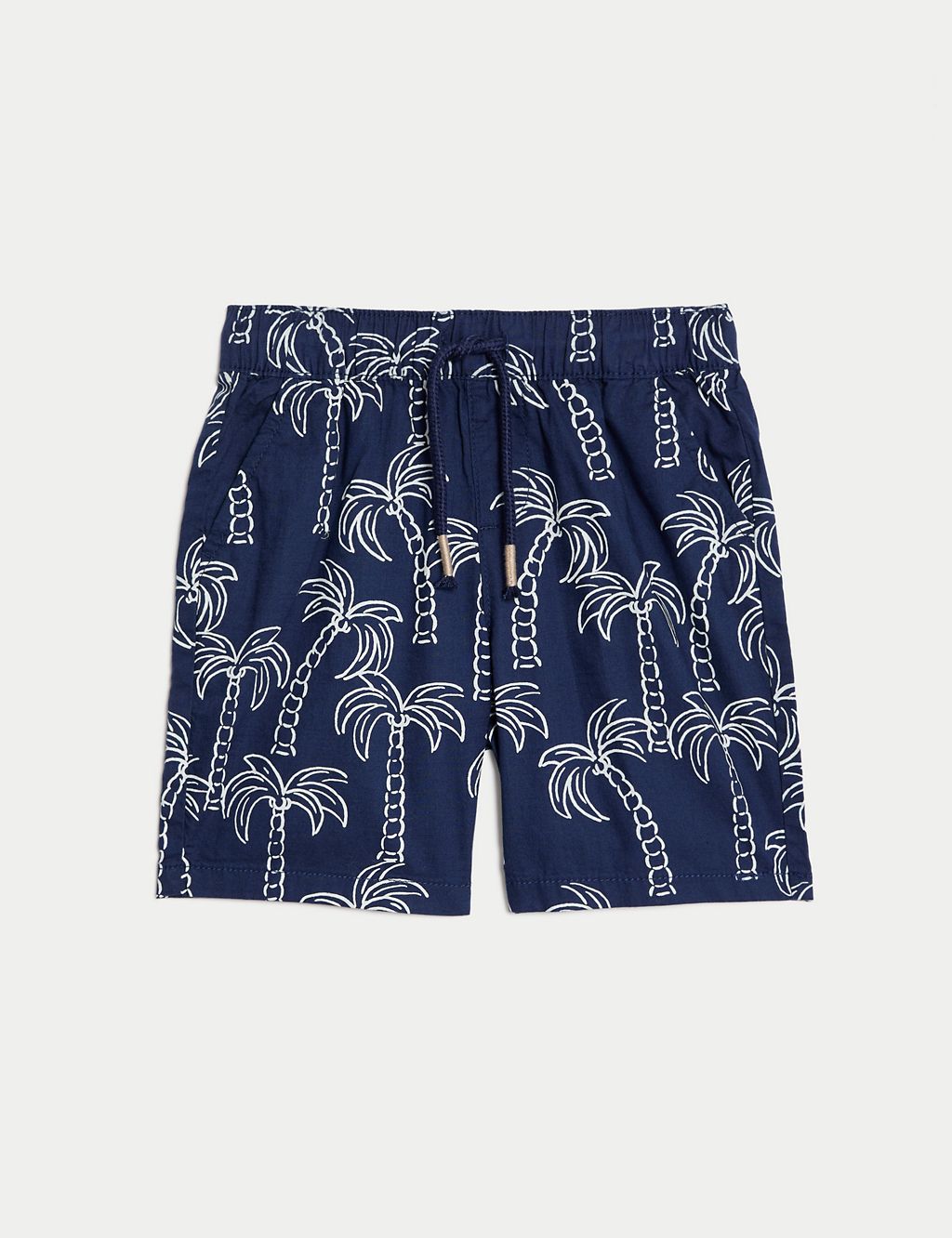 Pure Cotton Palm Tree Shorts (2-8 Yrs) 1 of 5
