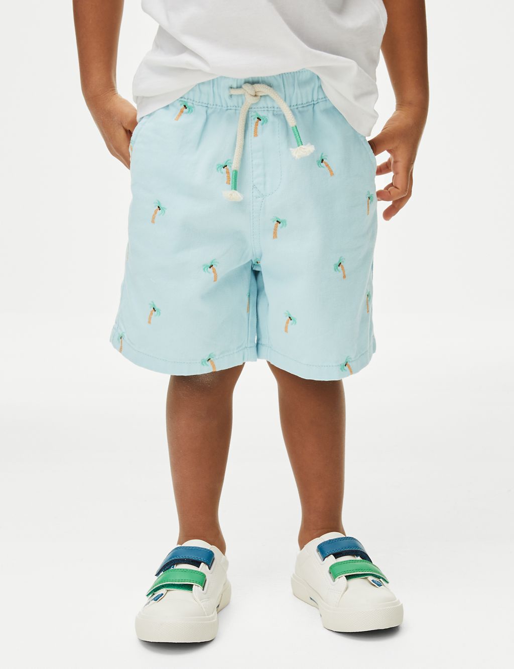 Pure Cotton Palm Tree Shorts (2–8 Yrs) 5 of 6