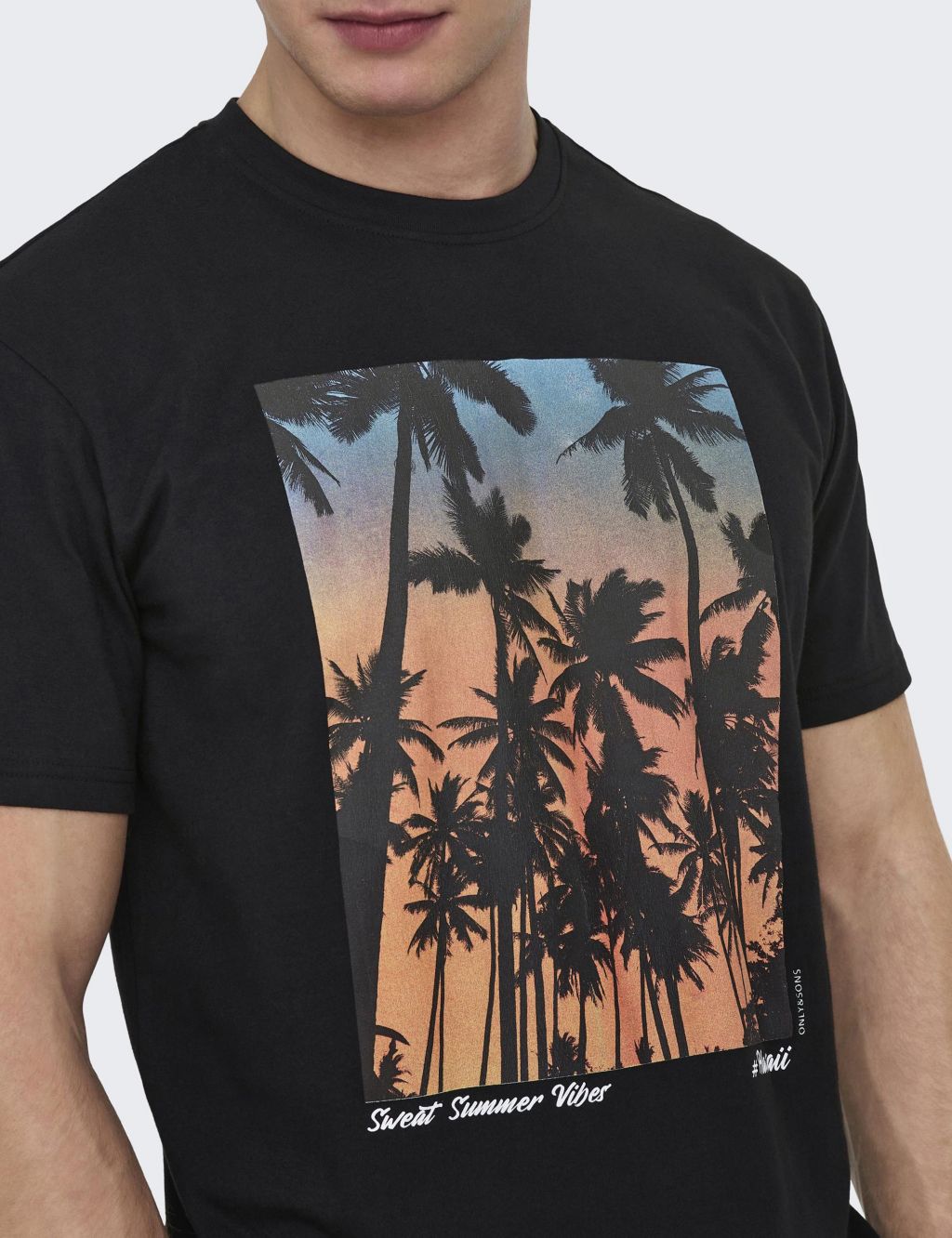 Pure Cotton Palm Tree T-Shirt 4 of 7