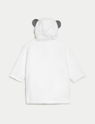 Pure Cotton Panda Hooded Robe (7lbs-3 Yrs) Image 2 of 3