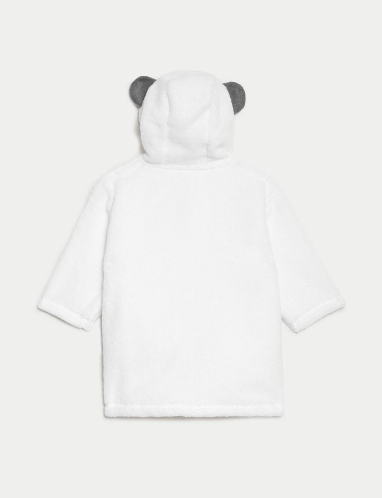 Pure Cotton Panda Hooded Robe (7lbs-3 Yrs) 2 of 3