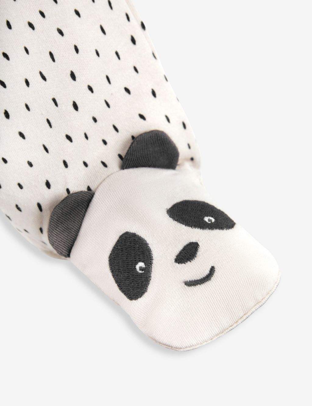 Pure Cotton Panda Zip Sleepsuit (7lbs-12 Mths) 4 of 4
