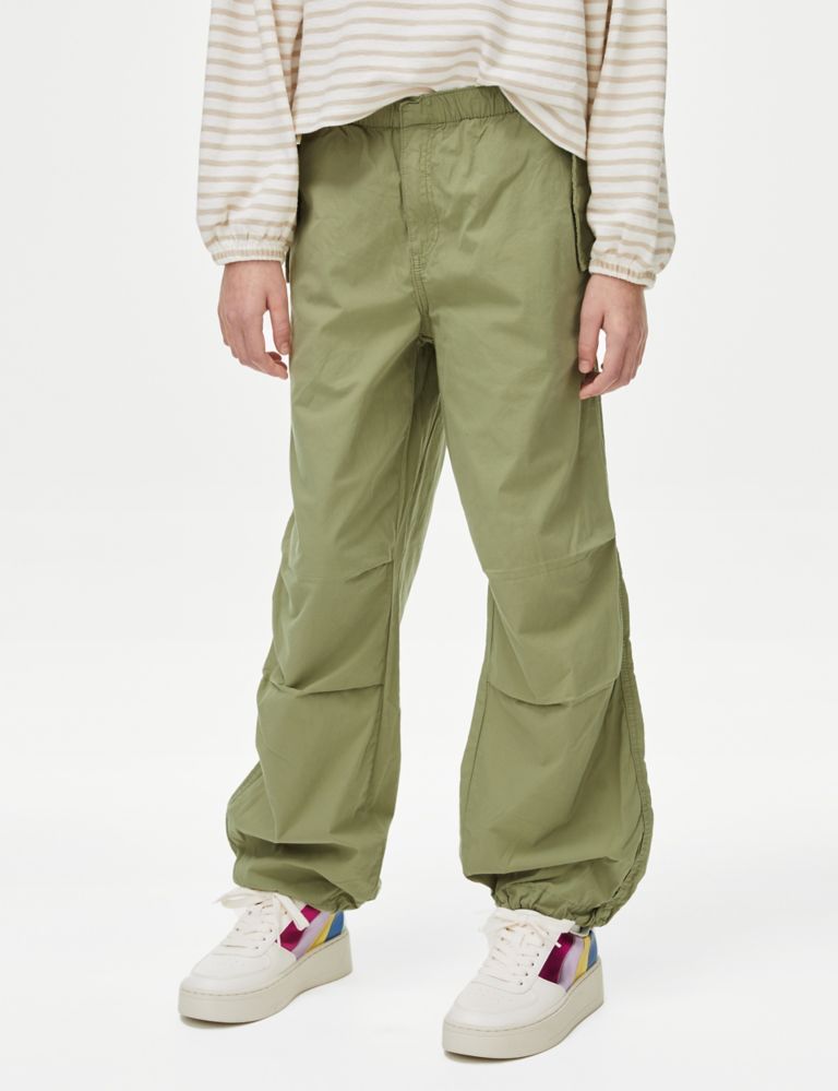 Pure Cotton Parachute Trousers (6-16 Yrs) 4 of 5