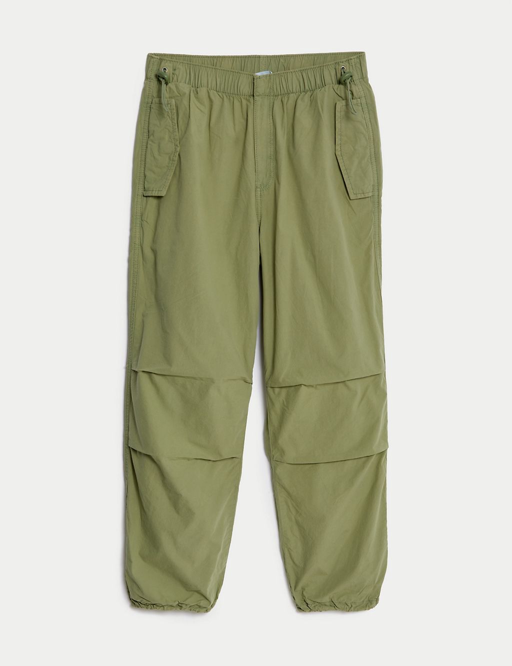 Pure Cotton Parachute Trousers (6-16 Yrs) 1 of 5