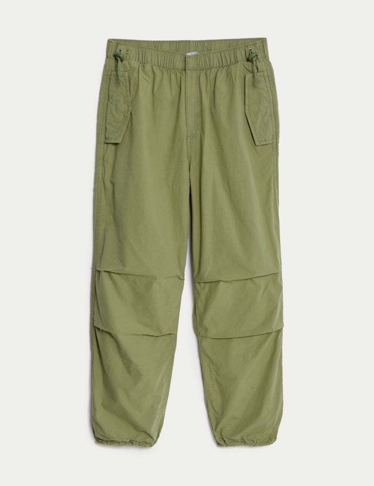 Pure Cotton Parachute Trousers (6-16 Yrs) 2 of 5