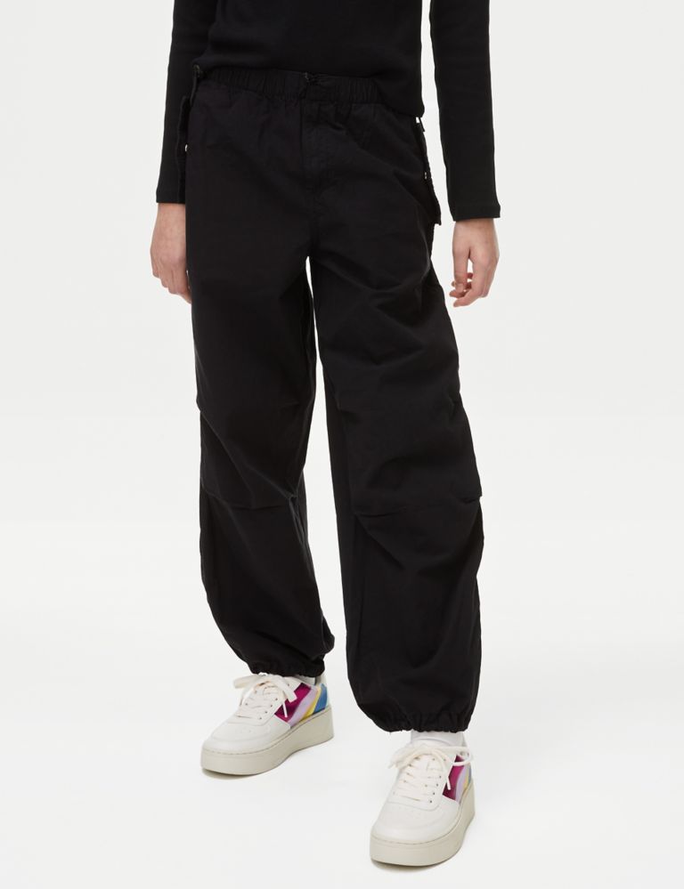 Pure Cotton Parachute Trousers (6-16 Yrs) 5 of 6
